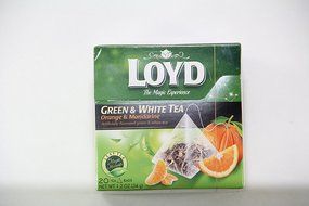 Loyd The Magic Experience Green and White Tea with Orange &amp; Mandarine Flavors 20 Tea Bags
