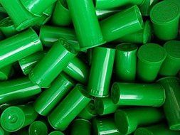 10 Pack of Green 13 Dram Pop Top Bottle Rx Vial Medical Herb Pill Box Container N2