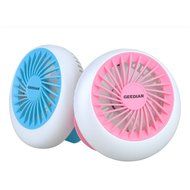 Mini USB Fan GEEDIAR Portable Rechargeable Table Desk Personal Fan for Laptop Room Office Outdoor Travel Blue N6