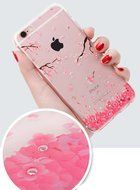 iPhone 5S Case, iPhone SE Case, PHEZEN Clear Soft TPU Protective Case Back Cover with Beautiful Cherry Blossom... N5