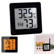DAN SPEED High accuracy LCD Digital Thermometer Hygrometer Indoor Electronic Temperature Humidity Meter Clock... N4