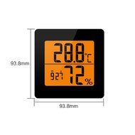 DAN SPEED High accuracy LCD Digital Thermometer Hygrometer Indoor Electronic Temperature Humidity Meter Clock... N5
