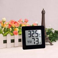 DAN SPEED High accuracy LCD Digital Thermometer Hygrometer Indoor Electronic Temperature Humidity Meter Clock... N6
