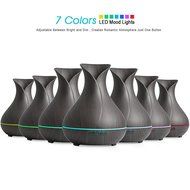 REIDEA 400ml Essential Oil Diffuser, Quiet Ultrasonic Cool Mist Humidifier with 7 Colors LED Waterless Auto Shut-off... N6