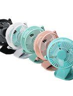 LBLI Desktop Fan For Chlidren Chargeable Fan Clip Base 2 Speeds Mini Portable Fan Battery or USB Power Supply... N2