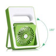 LOHOME&reg; Mini Mute Fan, Adjustable Outdoor Protable Hand-hold USB Rechargeable Creative Student Desk Small Fan... N8