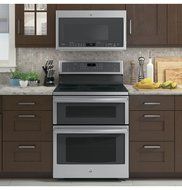 GE PB960SJSS Profile 30" Stainless Steel Electric Smoothtop Double Oven Range - Convection N2