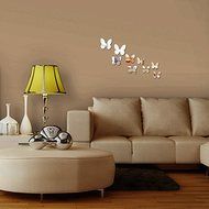 EverTrust(TM) real promotion special offer large pieces butterflies decor modern acrylic diy mirror 3d wall stickers... N3