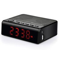 BonyTek Alarm Clock Radio,Portable Wireless Bluetooth Alarm Clock Speaker with FM Radio,TF Reader,MP3 Music Player... N5