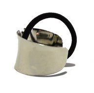Beauty Metal Gold Silver Fancy Vintage Elastic Hair Tie Up (Gold) N4