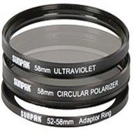 Sunpak CF-5258-TW-MW 52 - 58 mm UV and CPL Filter Kit consumer electronics