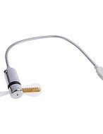 LBLI Mini USB Flexible Time Clock Fan with LED Light for PC/Laptop/Power Bank/USB Charger JIAJU-YONGPING #0654 N3
