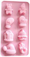 8 Cavity Christmas Silicone mold chocolate molds cake DIY mould