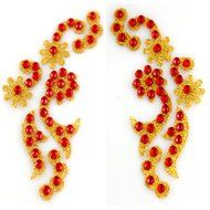 Spritech(TM) Water Resistant Eyes Temporary Tattoo with Sparkling Swarovski Crystals Temporary Body Art Tattoo... N4