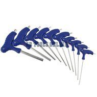 Allen / Hex Key T-Bar / T-Handle Driver Allan Alan Set TE224 by A B Tools N4