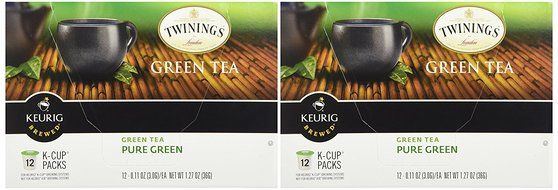 Twinings Green Tea, K-Cup for Keurig Brewers, 24-Count (Pack of 2) N2