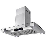 Golden Vantage 30" Stainless Steel Island Mount Range Hood With Touch Screen Display Light Lamp Baffle Filter N2