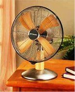 220-240 Volt/ 50 Hz, Bionaire BAOF30B 12&quot; Table Fan, OVERSEAS USE ONLY, WILL NOT WORK IN THE US