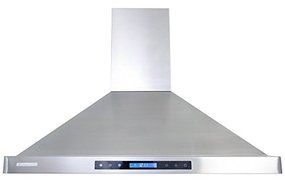 XtremeAir PX15-W42 Wall Mount Range Hood with 900 CFM Baffle Filters/Grease Drain Tunnel, 42"