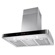 AKDY&reg; 30" Kitchen Wall Mount Wall Mount LED Touch Control Panel Baffle Filters Range Hood N2