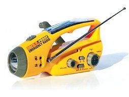Portable Solar Emergency Radio, FM Radio,
