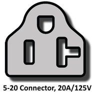 NEMA 5-20 Extension Power Cord - 25 Foot, 20A/125V, 12 AWG - UL Listed - Iron Box # IBX-1010-25M