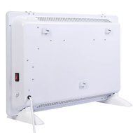 MasterPanel - 1500W LCD Glass Panel Heater Wall Mount Silent Energy Saving Compact White #TP3298 N6