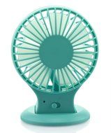 Mini Desktop Fan Double Blade USB Rechargeable (pink) N20