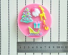 WilsonBaking Love Collection - Christmas Decorations Mold Decorations Silicone Mold Silicone Fondant Lace Molds...