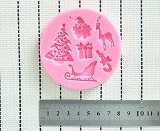 WilsonBaking Love Collection - Christmas Decorations Mold Decorations Silicone Mold Silicone Fondant Lace Molds... N2
