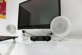 Orb Audio Mini T &amp; Speaker Package, Third Generation Speaker , in Hand Antiqued Bronze N11