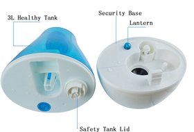 AJUSEN Ultrasonic Cool Mist Humidifier- 380ml/hour Ultra high Humidifying Capacity, Whisper-quiet Operation or... N6
