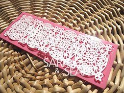 Anyana Oval Lace Silicone Mold Chocolate Cake Decorating Cooking Tools Fondant Cupcake N3