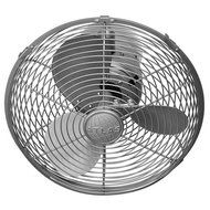 Matthews Fan Co. Atlas Kaye 13&quot; Wall Mounted Fan Model MG-KC-BN in Brushed Nickel with Brushed Nickel Metal w/...