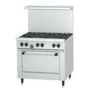 Natural Gas Garland X36-6R SunFire 6 Burner Gas Range with Standard Oven