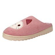 AutumnFall Women Soft Warm Indoor Candy Colors Cotton Slippers Home Anti-slip Shoes (40, Pink) N13