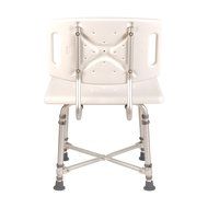 HealthSmart Germ-Free Heavy-Duty Bariatric Bath Seat Shower Chair with Removable Backrest, Supports up to 500...