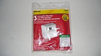 Shop Vacuum Cleaner 4 Gallons, 15,1 Liters Type Ll Bags Part # 90660 (3 in Pack) N2