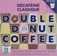 Double Donut&nbsp;Classic Decaf Coffee, in Recyclable Single Serve Cups for Keurig K-Cup Brewers, 24 Count N6