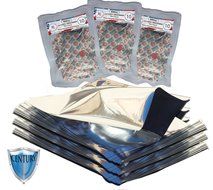 Gallon Premium Mylar bags with 500cc oxygen absorbers in 10-packs (10) with PackFreshUSA LTFS Guide N2