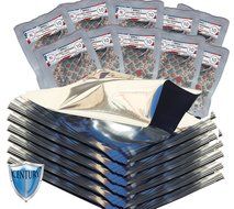 Gallon Premium Mylar bags with 500cc oxygen absorbers in 10-packs (10) with PackFreshUSA LTFS Guide N3
