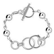 Fashion Jewelry Women Lots Style Silver Plated Charm Bangle Cuff Bracelet Gifts N3