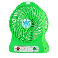 O-Best Batteries/USB Powered Portable Mini Air Conditioning Fan Chargeable Hand-held No Leaf Fan Air Conditioner... N8