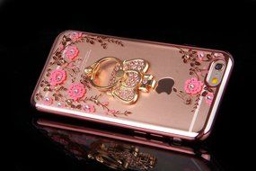 iPhone 6S Case,iPhone 6 Case, PHEZEN iPhone 6S TPU Case Luxury Bling Diamond Crystal Clear Soft TPU Silicone Back... N68