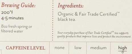 Rishi Tea Organic English Breakfast Tea Bags, 15 Count (Pack of 6) N3