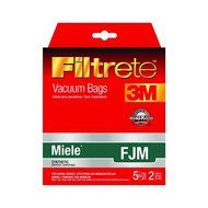 Miele FJM Synthetic Vacuum Bags and Filters by Filtrete, 5 Bags and 2 Filters
