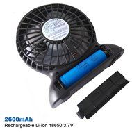 Lurico 4-inch Portable Mini Electric USB Rechargeable Fan 3 Speeds 18650 Desktop Summer Cooler Fan USB Power Bank... N5