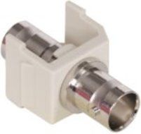 Hubbell SFBOW 1 Port SFBW10 Snap-Fit Coupler with Keystone Jack, Office White