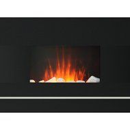 ELECTRIC WALL MOUNT FIREPLACE W/REMOTE 650/1350 WATT--DIGITAL REMOTE CONTROL 100% EFFICIENT N3