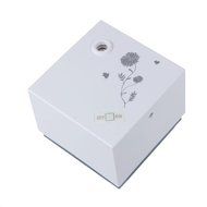 Leewa Square Pattern USB Humidifiers Steam Mist Diffuser - 30ml/h Humidification for Bedroom, Children&#039; room,... N2